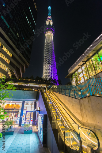 Obraz na płótnie tokio wieża japonia drapacz program