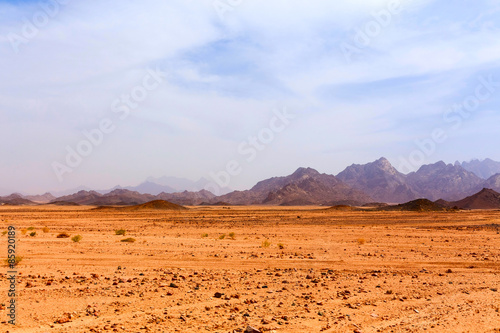 Fototapeta Lifeless hot desert
