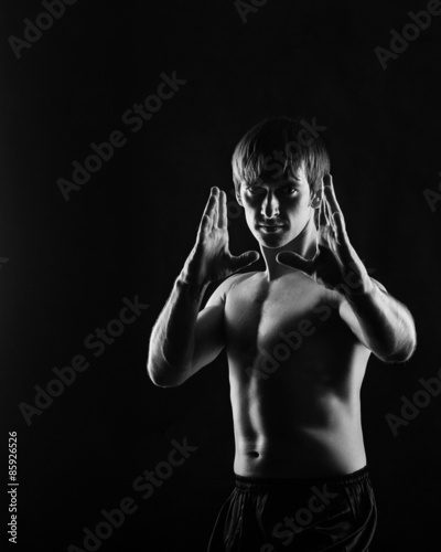 Fotoroleta ciało ćwiczenie mężczyzna