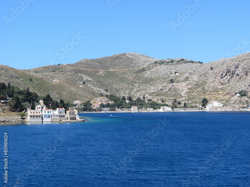 Fototapeta krajobraz wybrzeże grecja morze