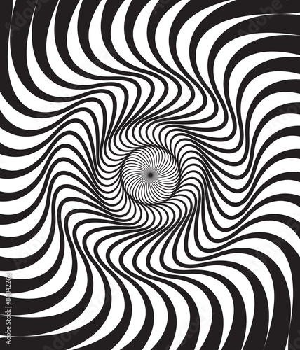 Naklejka spirala wzór sztuka abstrakcja