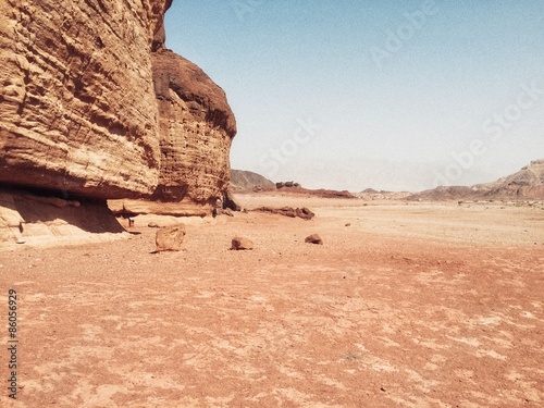 Fotoroleta pustynia ejlat upał nationalpark kamień