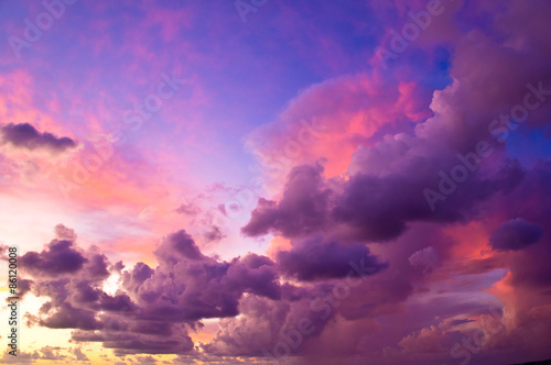 Obraz na płótnie natura zmierzch lato niebo sztorm