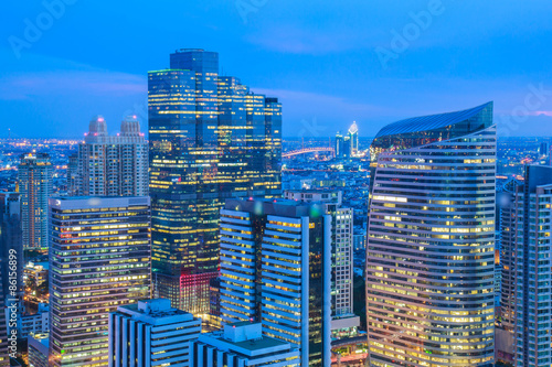 Fotoroleta drapacz miasto świat azja bangkok