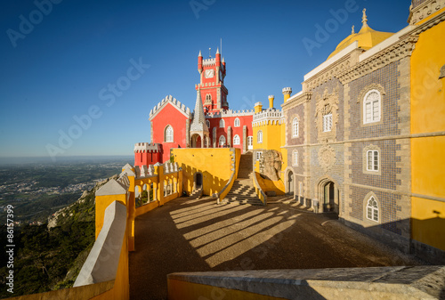 Naklejka portugalia pałac zamek
