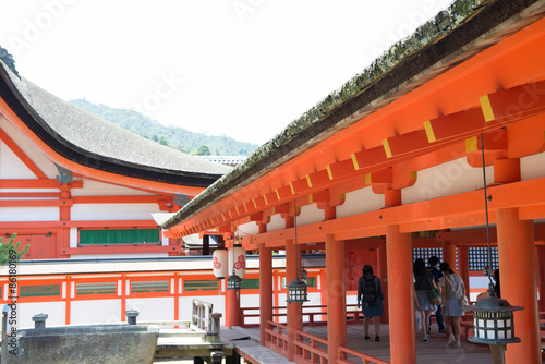 Plakat świątynia sanktuarium japonia celebracja hiroszima