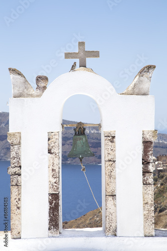 Plakat grecja pejzaż wyspa