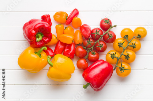 Plakat warzywo pomidor widok