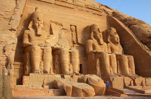 Fototapeta antyczny świątynia statua egipt afryka
