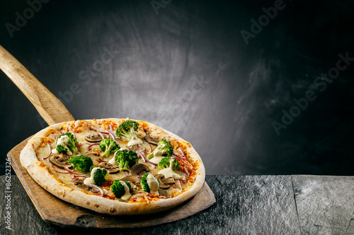 Naklejka jedzenie warzywo włoski reklama knajpa