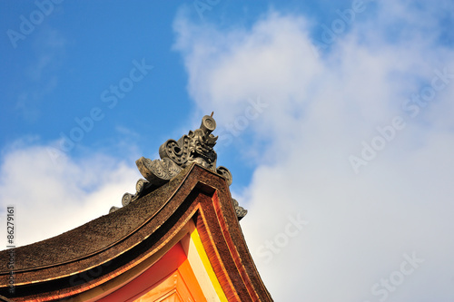 Fotoroleta sanktuarium piękny japoński japonia antyczny