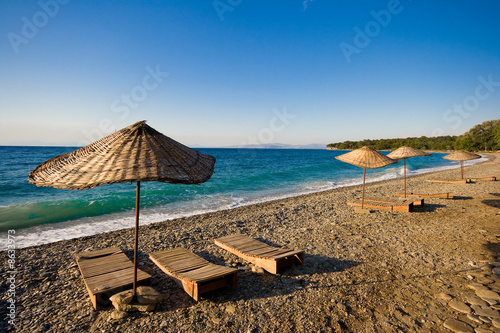 Naklejka morze morze śródziemne słońce turcja