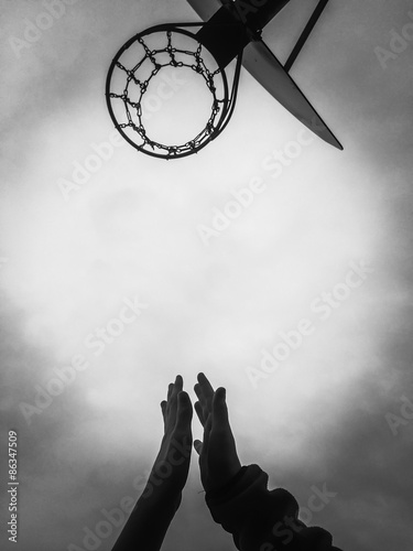 Fototapeta sztorm koszykówka perspektywa chmura gości