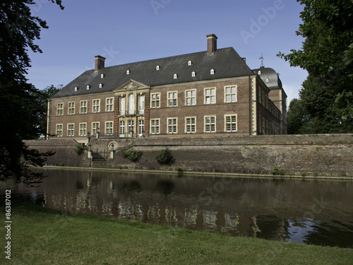 Plakat zamek park barok