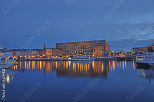 Fotoroleta król zamek szwecja skandynawia wakacje