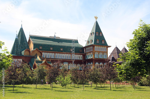 Fototapeta Wooden palace in Kolomenskoe, Moscow