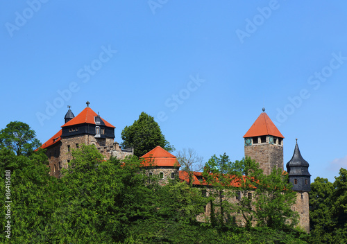 Fotoroleta wieś rycerz wieża zamek podróż
