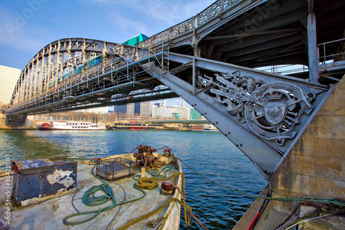 Fotoroleta most podziemny barge stacja
