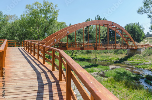 Fotoroleta most spokojny stary krajobraz