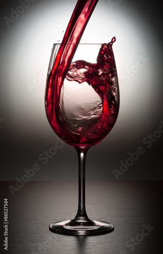 Naklejka napój jedzenie wino alkohol czerwony