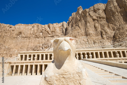 Naklejka świątynia antyczny egipt dolina