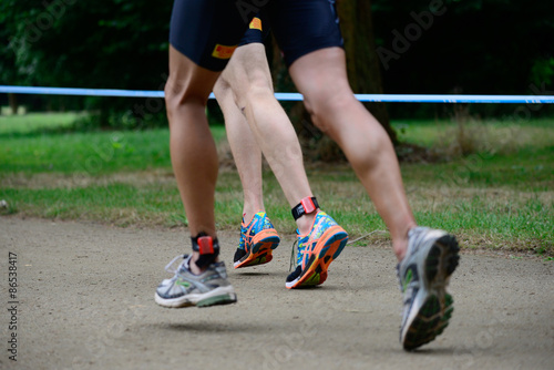 Fotoroleta fitness sportowy jogging lekkoatletka