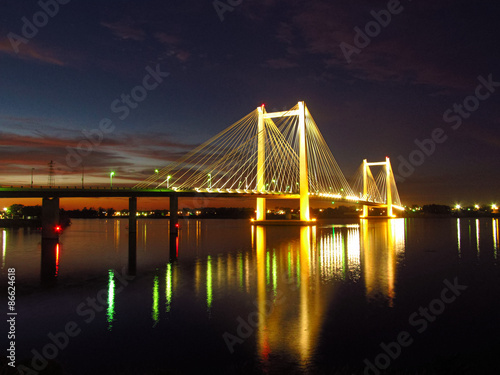 Plakat waszyngton most światło