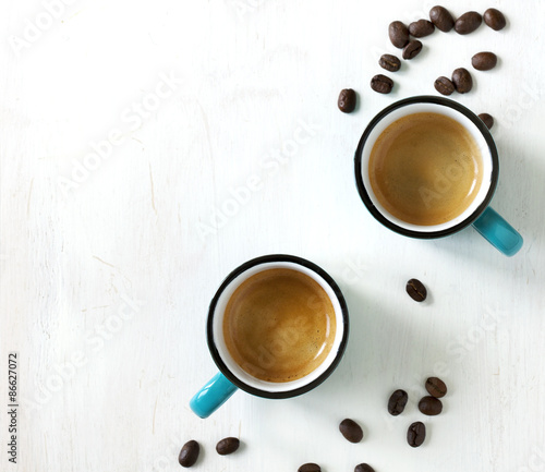 Obraz na płótnie filiżanka cappucino napój kawiarnia expresso
