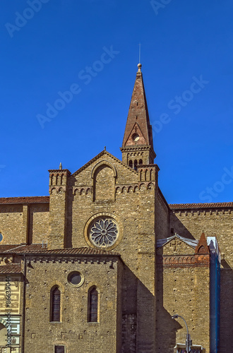 Fotoroleta włoski architektura stary bazylika toskania