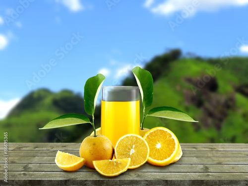 Fotoroleta owoc słońce jedzenie