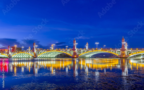 Fotoroleta chiny most miejski architektura tło