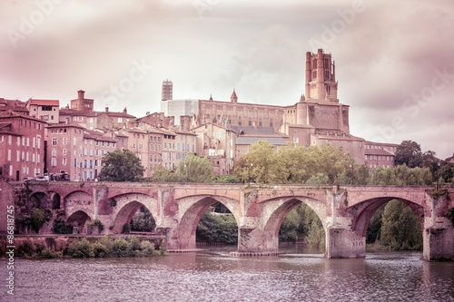 Obraz na płótnie europa miejski retro woda
