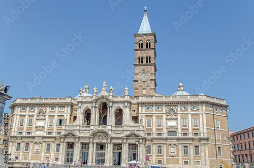 Fototapeta The Papal Basilica of Santa Maria Maggiore, Rome, Italy.