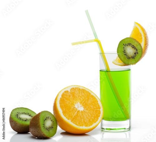 Fototapeta jedzenie owoc napój kiwi