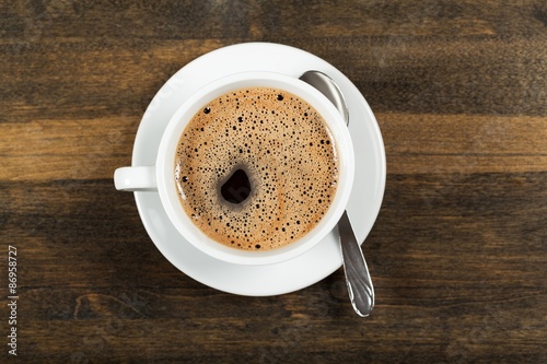 Obraz na płótnie jedzenie filiżanka kawa