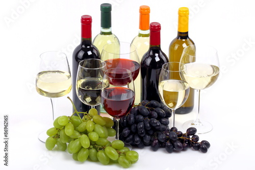 Naklejka napój czerwone wino wino odmianowe
