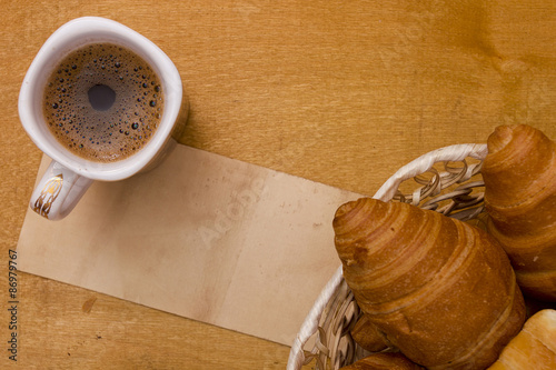 Obraz na płótnie filiżanka kubek kawa ranek
