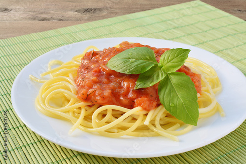 Fotoroleta jedzenie pomidor warzywo sos danie