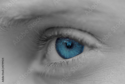 Obraz na płótnie Niebieskie oko