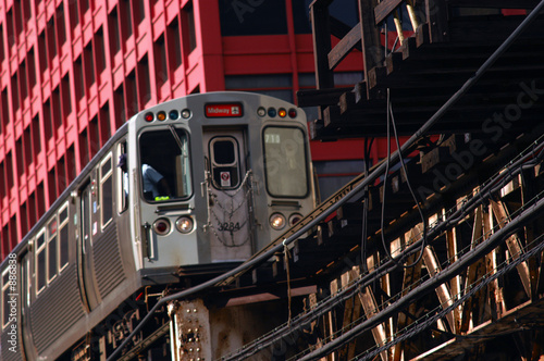 Naklejka metro miejski ameryka śródmieście zabawa