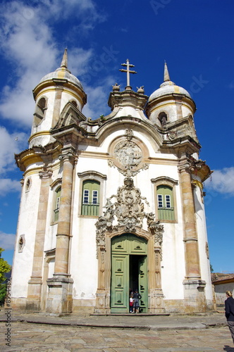 Fototapeta kościół niebo brazylia niebieski