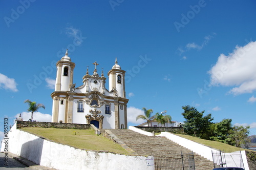 Fotoroleta trawa brazylia kościół palma