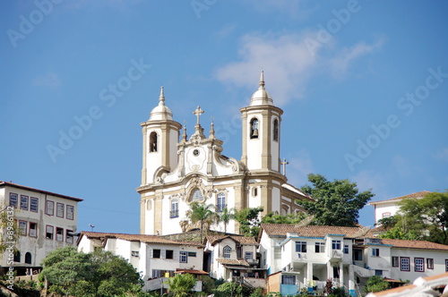 Fotoroleta brazylia miasto kościół niebo