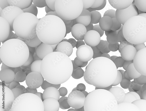 Plakat piłka glob nowoczesny 3D