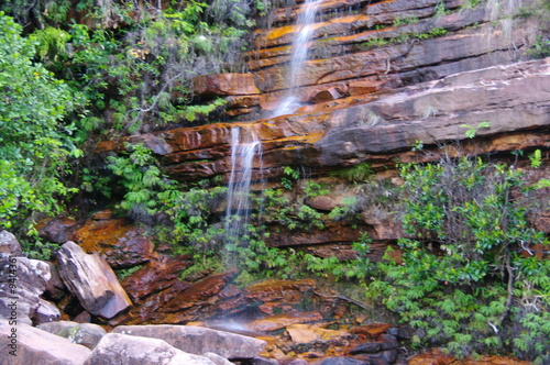 Fotoroleta góra woda potok brazylia kaskada