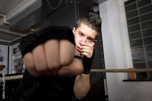 Fototapeta sztuki walki mężczyzna sport bokser pięść