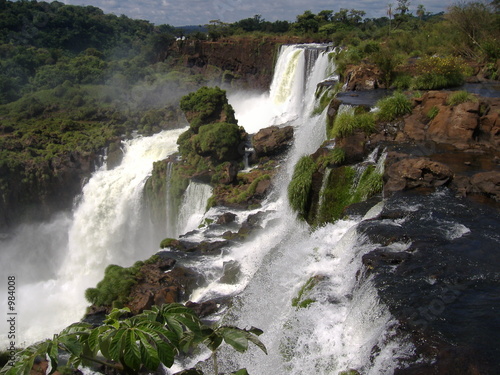Naklejka brazylia krajobraz wodospad kaskada
