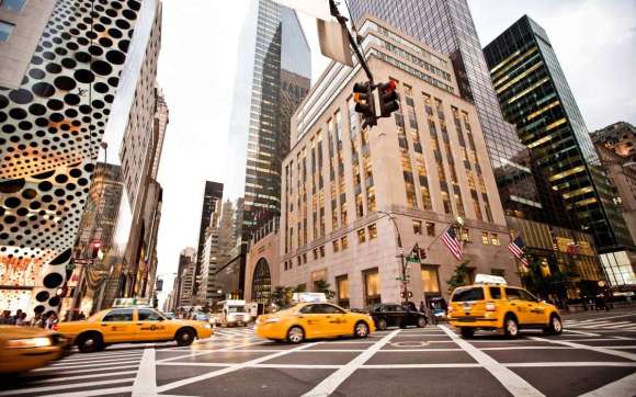 Fototapeta Żółte taksówki - Manhattan