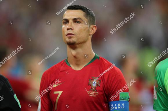 Plakat Ronaldo w koszulce reprezentacji