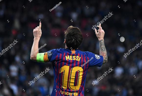 Obraz na płótnie Messi po golu